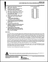 SN75LP1185DBR datasheet:  LOW-POWER MULTIPLE RS-232 DRIVERS AND RECEIVERS SN75LP1185DBR