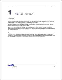 S3P9428 datasheet: 8-bit single-chip CMOS  microcontroller. OTP version. S3P9428