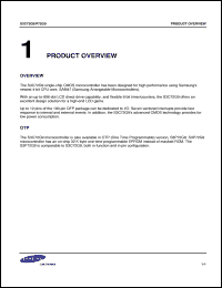 KS86P4208 datasheet: 8-bit single-chip CMOS  microcontroller. OTP version. KS86P4208