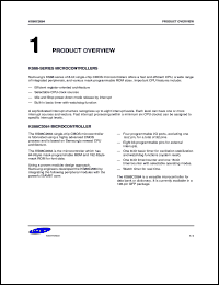 KS57P5208 datasheet: Single-chip CMOS microcontroller. OTP version. KS57P5208