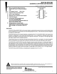 SN75C189ADR datasheet:  QUADRUPLE LOW-POWER LINE RECEIVER SN75C189ADR