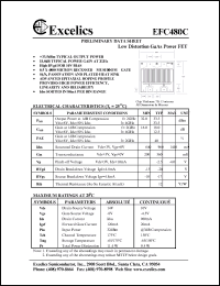 EFC480C datasheet: 10-14V low distortion GaAs power FET EFC480C