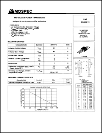 2SA1012 datasheet: 5Ampere PNP silicon  power transistor 2SA1012