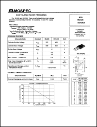 BU426 datasheet: 7Ampere high voltage NPN power transistor BU426