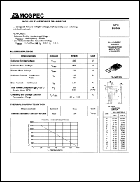 BU926 datasheet: 8Ampere NPN high voltage power transistor BU926