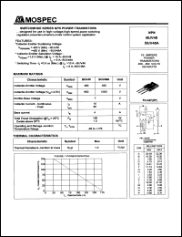 BUV48A datasheet: 15Ampere NPN power transistor BUV48A