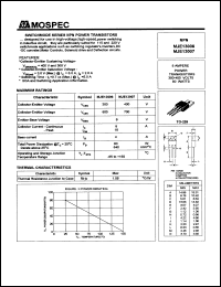 MJE13007 datasheet: 400V  switchmode series NPN power transistor MJE13007