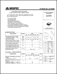 S10S35 datasheet: 35V switchmode power rectifier S10S35