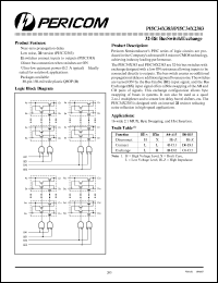 PI5C34X383B datasheet: 32-bit bus switch/exchange PI5C34X383B