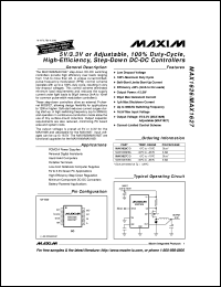 MAX1636EAP datasheet: Low-voltage, precision step-down controller for portable CPU power. MAX1636EAP