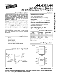 MAX1648ESE datasheet: Chemistry-independent battery charger MAX1648ESE