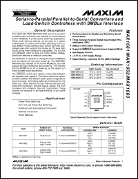 MAX1666SEEE datasheet: Advanced lithium-lon battery-pack protector MAX1666SEEE