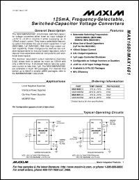 MAX1686EUA datasheet: 3V to 5V regulating charge pump for SIM cards. MAX1686EUA