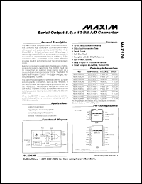 MAX1706C/D datasheet: 1-cell to 3-cell, high-current, low-noise, step-up DC-DC converter with linerar regulator. MAX1706C/D