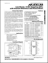 MAX196ACWI datasheet: Multirange, single +5V, 12-bit DAS with 12-bit bus interface MAX196ACWI