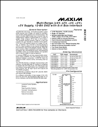 MAX2105CWI datasheet: Direct-conversion tuner IC for digital DBS applications. MAX2105CWI