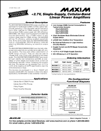 MAX2410EEI datasheet: Low-cost RF up/downconverter with LNA and PA driver. MAX2410EEI