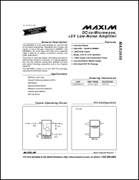 MAX2685EEE datasheet: Low-cost, 900MHz, low-noise amplifier and downconverter mixer. MAX2685EEE