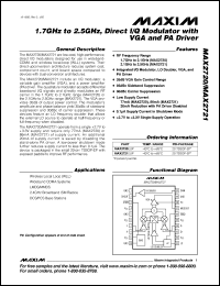 MAX301EJE datasheet: Precision, dual, high-speed analog switch. MAX301EJE