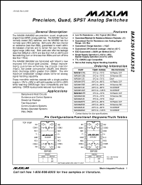 MAX3668E/D datasheet: +3.3V, 622Mbps, SDH/SONET laser driver with automatic power control. MAX3668E/D