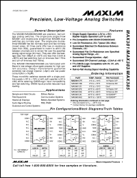 MAX3875E/D datasheet: 2.5Gbps, low-power, +3.3V  clock recovery and data retiming IC. MAX3875E/D