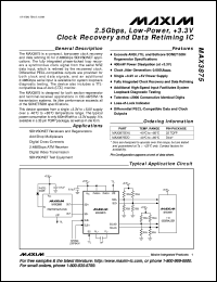 MAX394CWP datasheet: Precision, quad, SPST analog switch MAX394CWP