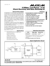 MAX395C/D datasheet: Serially controlled, low-voltage, 8-channel SPST switch MAX395C/D