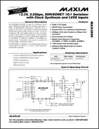 MAX4018EEE datasheet: Low-cost, high-speed, single-supply op amp with Rail-to-Rail outputs. High speed: 150MHz - 3dB bandwidth. Transistor count 299               . MAX4018EEE