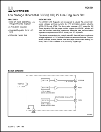 UCC561DP datasheet:  27-LINE LOW VOLTAGE DIFFERENTIAL SCSI BIAS REGULATOR UCC561DP