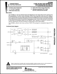 UCC5680PW28 datasheet:  9-LINE 3-5V LVD TERMINATOR FOR SCSI THROUGH ULTRA3 SCSI WITH MODE CHANGE DELAY UCC5680PW28