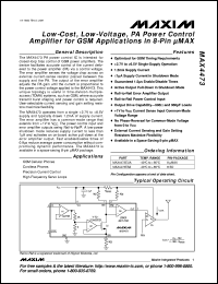 MAX4506CPA datasheet: Fault-protected, high-voltage, signal-line protector MAX4506CPA