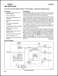 UCC5606PWPTR datasheet:  LOWEST CAPACITANCE 9-LINE 3-5V SE TERMINATOR FOR SCSI THROUGH ULTRA SCSI WITH REVERSE DISCONNECT UCC5606PWPTR