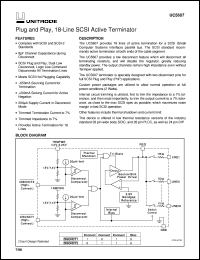 UC5607DWP datasheet:  18-LINE SE TERMINATOR FOR SCSI AND FAST SCSI WITH PLUG & PLAY SUPPORT UC5607DWP