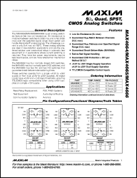 MAX477EUA datasheet: 300MHz high-speed op amp. MAX477EUA