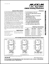 MAX480ESA datasheet: High-precision, low-voltage, micropower op amp. MAX480ESA