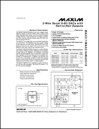 MAX5180BEEI datasheet: Dual, 10-bit, 40MHz, current/voltage simultaneous-output DAC. MAX5180BEEI