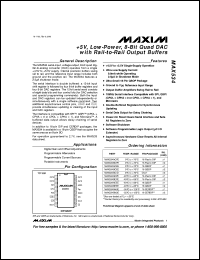 MAX541AESA datasheet: +5V,serial-input, voltage-output, 16-bit DAC. INL (LSB) +-1 MAX541AESA