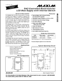 MAX710C/D datasheet: 3.3V or 5V output voltage, step-up/down DC-DC converter MAX710C/D