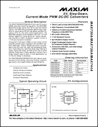 MAX742CWP datasheet: Switch-mode regulator with +5V to +-12V or +-15V dual output. MAX742CWP