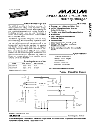 MAX761CPA datasheet: 12V or adjustable, high-efficiency, low Iq, step-up DC-DC converter. MAX761CPA