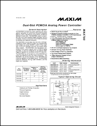 MAX797HESE datasheet: High-voltage, step-down controller with synchronous rectifier for CPU power. 3.3V and 5V or adjustable output. MAX797HESE