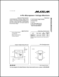 MAX856MJA datasheet: 3.3V or 5V output, step-up DC-DC converter. MAX856MJA