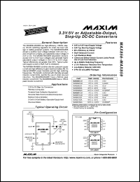 MAX868EUB datasheet: Regulated, adjustable -2x inverting charge pump MAX868EUB