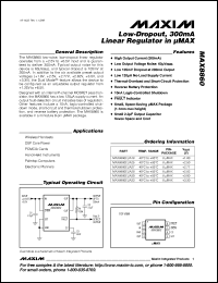 MAX8873TEUK-T datasheet: Low-dropout, 120mA linear regulator. Preset output voltage 3.15V. MAX8873TEUK-T