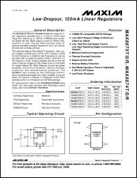 MAX893LESA datasheet: 1.2A, current-limited,  high-side P-channel switch with thermal shutdown. On-resistance 0.07omega MAX893LESA