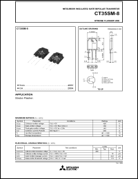 CT35SM-8 datasheet: 200A insulated gate bipolar transistor for strobe flasher use CT35SM-8