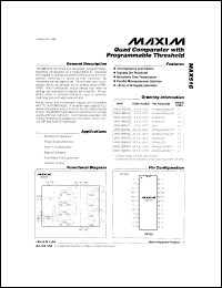 MAX845C/D datasheet: Isolated transformer driver for PCMCIA applications. MAX845C/D
