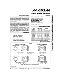 MAX4193CJA datasheet: CMOS micropower step-up switching regulator MAX4193CJA