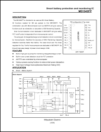 M61040FP datasheet: Smart battery protection and monitoring IC M61040FP