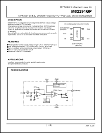 M62291FP datasheet: Single chip battery charger control IC M62291FP